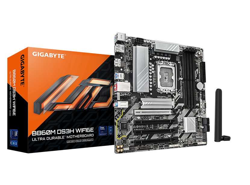 GIGABYTE B860M DS3H WIFI6E Intel Core Ultra (Series 2) LGA 1851